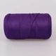 Шнур для макраме Popyarn Macrame L, Фіолет №523, 200 г/190 м, 100% поліпропілен - для в'язання сумок, килимків, кошиків, панно, декору - зображення 2