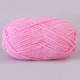 Плюшевая пряжа Premium Yarn Baby Love, Ярко-розовый №309, 100% полиэстер, 100г/120м, для вязания игрушек, детской одежды, пледов, амигуруми - изображение 3