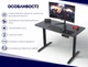 Стіл з електро-регулюванням висоти 120 X 60 см Flexi Tech Black Carbon 27991 - зображення 6