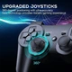 Беспроводной игровой контроллер для PlayStation 3 и ПК — Bluetooth Геймпад, Double Shock, 6-осевой гироскоп, Черный - изображение 6