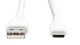 Кабель Digitus USB-A > USB-C, USB 2.0, 60W, силіконовий, 2м White (AK-300340-020-W) - зображення 2