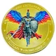 Монета-сувенир Archangel Michael золото, 4см в капсуле (Cs - 1017) - изображение 1