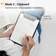 Органайзер A5 LHiDS Folio 2.0 з магнітними аксесуарами, портфоліо 3-в-1 (папка, кліпборд, підставка), сірий - зображення 5