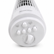 Вентилятор колонный SilverCrest Turmventilator, 75 Вт, 3 скорости, белый - работает, повреждена основа - изображение 2