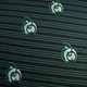 Ткань трикотаж масло Абстракция IDEIA 200 гр/м2 150 см, трикотаж для платьев, блузок и вечерней одежды бирюза - изображение 4