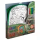 Детский рюкзак-раскраска Moxy Dinosaur Expedition 30x31 см с фломастерами творческий набор для мальчиков и девочек Разноцветный - изображение 3