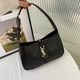 Женская сумка Saint Laurent 10082 багет черная - изображение 3