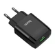 Зарядка для телефона сетевая 3А 18W 1USB Hoco C72Q QC3.0 черная (C72Q) - изображение 3