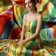Тканина для одягу Атлас смуга різнокольорова IDEIA 100 гр/м2 150 см, легка для суконь, блуз, піжам та аксесуарів м.п. - зображення 8