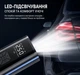 Автомобильный компрессор 3в1 аккумуляторный с цифровым дисплеем портативный насос для шин велосипедов и мячей (6000 mAh) - изображение 6