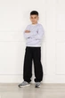 Штани для хлопчика YUKI чорний 122 ЦБ-00298727 - изображение 1