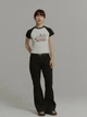 Джинсы Клеш женские Uniqlo 544289656 24 Черные (1161238650) - изображение 5