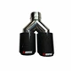 Насадка глушителя Akrapovic (левая) - двойная, карбон, разнодлинная, 60-63 мм / 89 мм - изображение 1