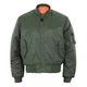 Куртка-бомбер льотна Mil-Tec MA1 , Olive/Orange, S - изображение 1