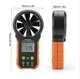 Анемометр PeakMeter PM6252A (0,40-30,00 м/с) с функцией измерения объёмного расхода воздуха 99990 м3/м - зображення 4