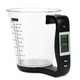 Кухонные весы цифровые мерная чашка Digital Scale With Measuring Cup 2 в 1 чашка-веса до 1000 г Черный - изображение 5