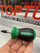 Короткая отвертка крестовая TOPTUL PH2 25 мм пластиковая - изображение 2