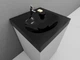 Чёрная Раковина, Умывальник, на стиральную машину Luxor Blansh Black - изображение 8