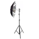 Набор студийного света с серебристым зонтом 101см и стойкой 220см Prolighting PLAS 101 silver Kit-1-rd - изображение 1