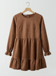 Платье для девочки подростка 146 Бежевый STREET FASHION (752917-146) - изображение 2
