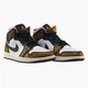 Кроссовки мужские Jordan 1 Mid “Wear Away” 45.5 Чорно-білий DQ8417-071 - изображение 5