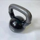 Гиря чугунная с виниловым покрытием 12 кг черная PVC+Iron - изображение 3