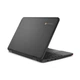 Ноутбук Lenovo 500e Chromebook Gen 4s (83L4000KFR), Intel N100 / 11.6" / Touch / RAM 8 ГБ LPDDR5 / SSD 64 ГБ / Intel UHD Graphics / Chrome OS / Cірий - изображение 5