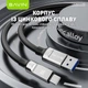 Кабель Bavin U-CB288-C Fast Charging 18W USB-A/Type-C 1.2 м Black (U-CB288-C BK) - изображение 3