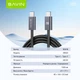 Кабель Bavin U-CB363-240W-CC Super Fast Charging 240W Type-C/Type-C 1.5 м Black (U-CB363-240W-CC BK) - изображение 10