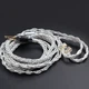 KZ Silver&Blue Cable – 8-жильний Hi-Fi кабель для навушників із посрібленої міді для аудіофілів - изображение 5