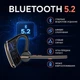 Гарнітура Bluetooth New Bee NB-M50 бездротова з мікрофоном Black - зображення 2