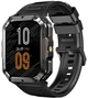 Смарт часы Blackview W70 Pro 2.01 дюйма 900 мАч с LED фонариком компасом и Bluetooth 5.3 для спорта и активного отдыха Черный - изображение 2