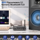 Підсилювач звуку AIYIMA A03 2.1 канальний Bluetooth 5.0 200 Вт з блоком живлення 24 В 4.5 А Чорний Hi-Fi стереопідсилювач для сабвуфера та колонок з регулюванням частот та металевим корпусом TPA3116D2 - зображення 5