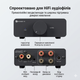 Підсилювач звуку Fosi Audio V3 класу D Hi Fi стерео на чіпі TPA3255 потужність 600 Вт з блоком живлення 32V для пасивних акустичних систем та професійних домашніх аудіосистем Чорний - зображення 2