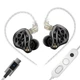 Навушники KZ Vibe X DSP (type-c, з мікрофоном) – In-Ear Monitor з вібро драйвером та подвійним мікрофоном - изображение 1