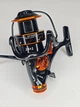 Катушка для спиннинговой рыбалки YUMOSHI 4000 14+1BB 300 г с байтранером, безынерционная, алюминиевая шпуля - изображение 8