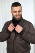 Куртка-пальто чоловіча демісезонна від виробника UF-Fashion 129-DVL DV MEN'S 60 шоколадний - зображення 2