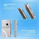 Чохол ультратонкий сумісний з усіма захисними стеклами Proove Crystal Case with Magnetic Ring iPhone 17 Pro Max Deep Blue - зображення 4
