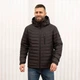 Демисезонная мужская куртка большого размера VAVALON 31-VAV 54 коричневый - изображение 2