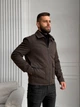 Зимние мужское пальто большого размера UF-fashion 122-двл DV MEN'S 54 коричневый - изображение 9