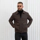 Мужское демисезонное пальто большого размера UF-fashion 119- двл DV MEN'S 62 шоколадный - изображение 1