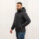 Демисезонная мужская куртка большого размера VAVALON 908-VAV 48 графитовый - изображение 2