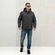Куртка мужская демисезонная большого размера UF-Fashion 67-(сф) 54 графитовый - изображение 2