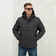 Куртка мужская демисезонная большого размера UF-Fashion 67-(сф) 54 графитовый - изображение 4