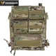 Штурмовая задняя панель IDOGEAR Zip-On Panel, рюкзак-подсумок для гидратора, Multicam - изображение 3