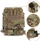 Штурмовая задняя панель IDOGEAR Zip-On Panel, рюкзак-подсумок для гидратора, Multicam - изображение 7
