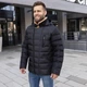 Зимняя мужская куртка большого размера VAVALON 269-VAV 50 черный - изображение 5