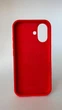 Чехол WAVE Full Silicone Case с защитой 360 по корпусу и внутренней микрофиброй для iPhone 17 Red - изображение 3