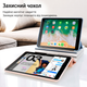 Чехол-книжка WiWU Classic III силиконовый для Apple iPad 10.2 10.5 защита с микрофиброй внутри розовый - изображение 8