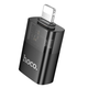 Адаптер Lightning на USB 2.0 Hoco UA36 черный поддержка OTG для Apple - изображение 2